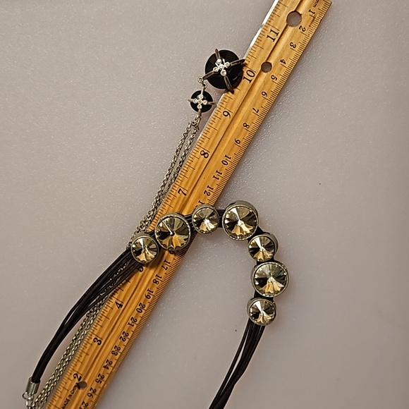 Lot of 7 statement necklaces crystals beads rhinestones all wearable bag#4 - Picture 10 of 13